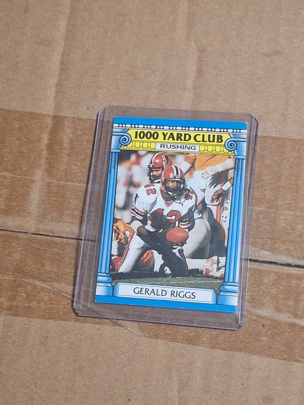 gerald riggs 1000 yard club 1987 topps